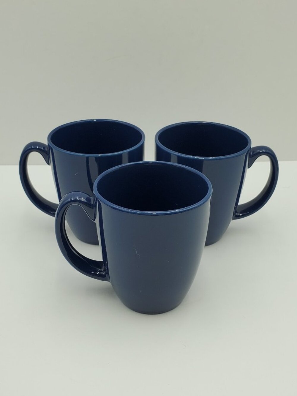 Corelle Dark Blue Mugs Corning Dark Blue Stoneware Mugs
